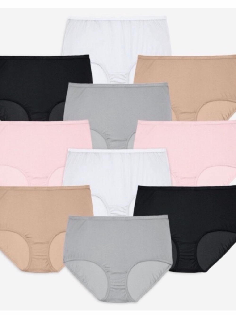 New 10 Pack Cotton briefs 
Panties Plus size 10 3X Comfort
Choice Woman
Within